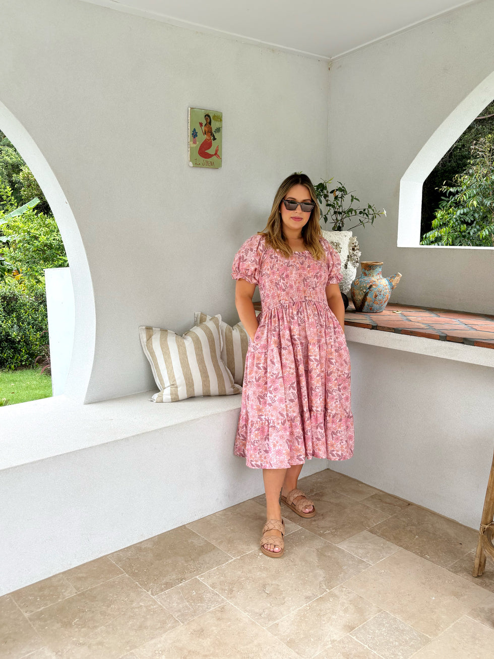 DALIA Summer Dress - Rose