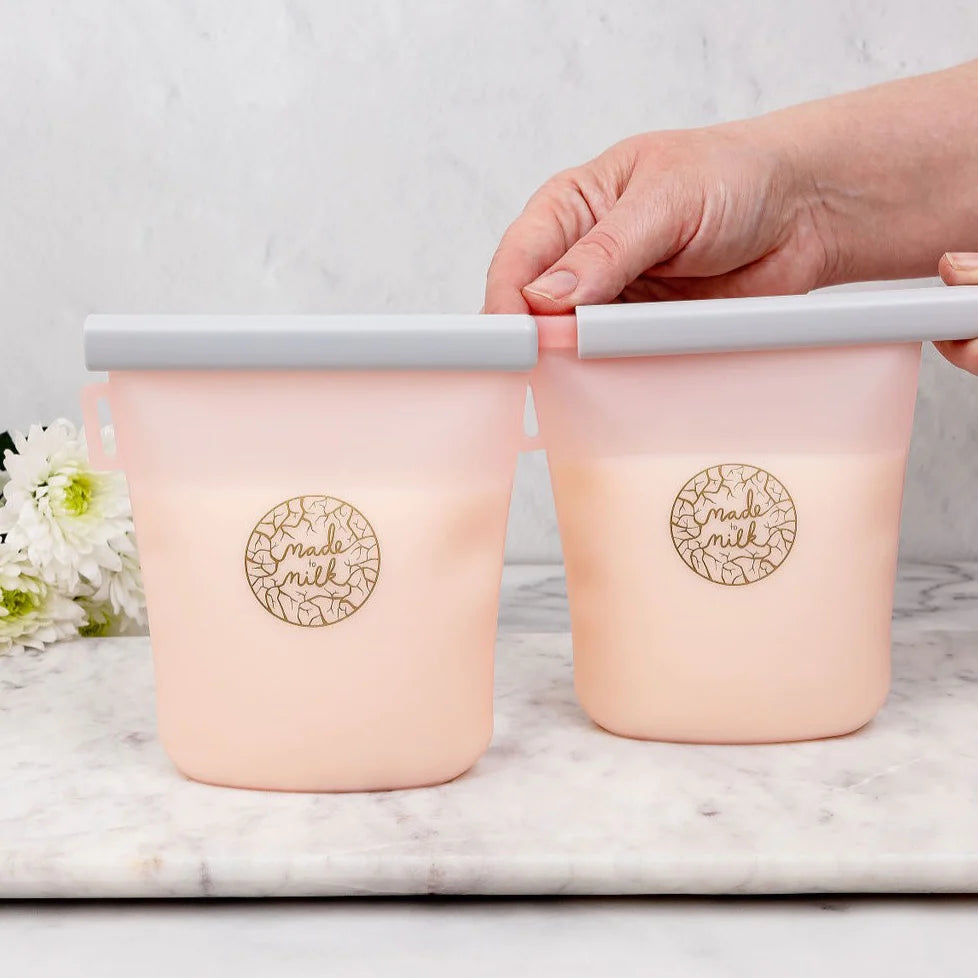Reusable Breastmilk Storage Bags - 2PK - Made To Milk